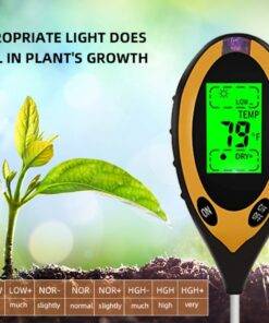 4-in-1 Soil PH Moisture Temperature Sunlight Humidity Meter