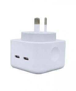 40W Dual USB-C Type-C PD Wall Charger Adapter for iPhone 15