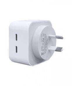 40W Dual USB-C Type-C PD Wall Charger Adapter for iPhone 15