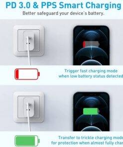 40w Dual PD Type-C Fast Charging Wall Charger Power Adapter