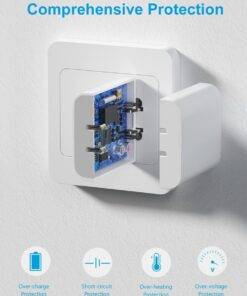 40w Dual PD Type-C Fast Charging Wall Charger Power Adapter