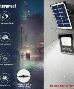 45w Solar Powered Garden LED Remote Control