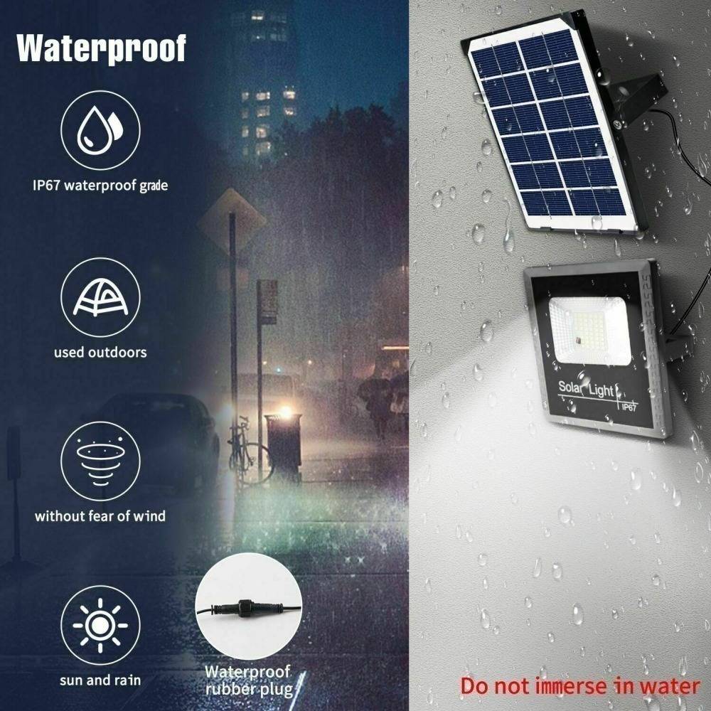 45w Solar Powered Garden LED Remote Control