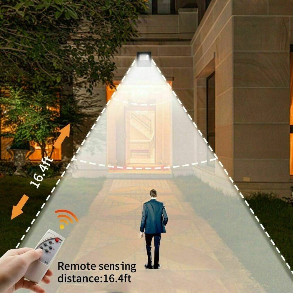 45w Solar Powered Garden LED Remote Control