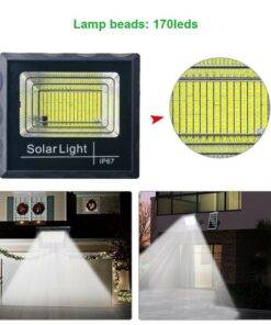 45w Solar Powered Garden LED Remote Control