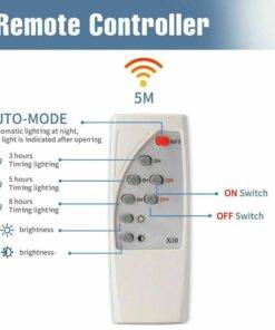 45w Solar Powered Garden LED Remote Control