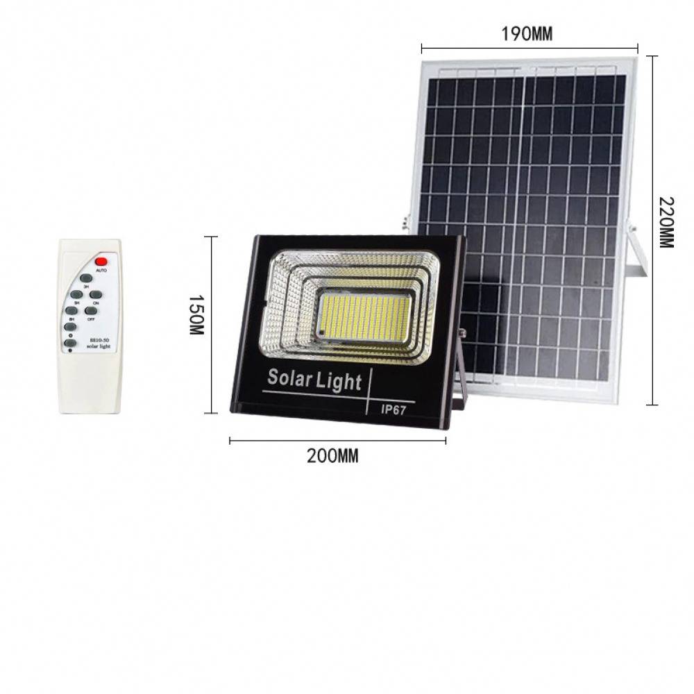 45w Solar Powered Garden LED Remote Control