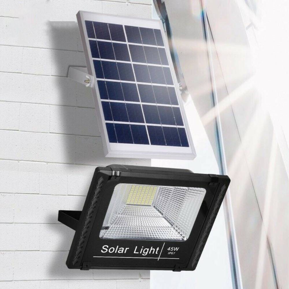 45w Solar Powered Garden LED Remote Control