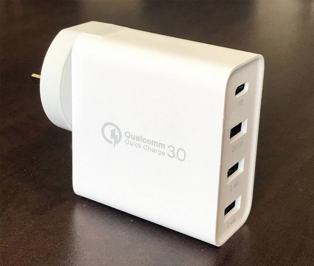 48W 4 Ports PD QC Type-C USB Wall Charger