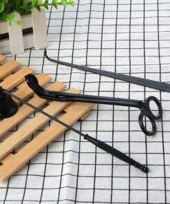 4PCs Stainless Steel Luxury Candle Wick Trimmer Wick Candle Snuffer Plate Tool Set