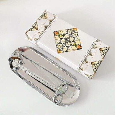 4PCs Stainless Steel Luxury Candle Wick Trimmer Wick Candle Snuffer Plate Tool Set