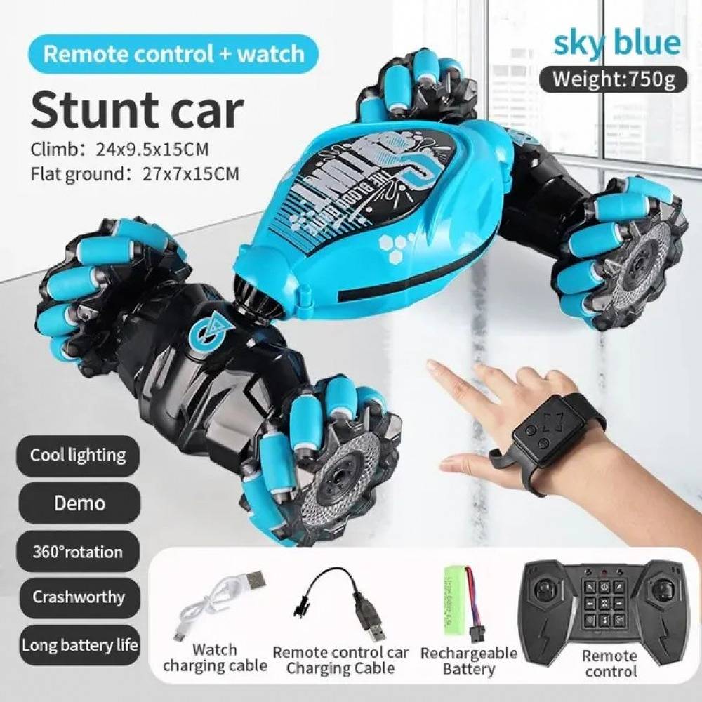 4WD Stunt Gesture RC Car With LED Light Toys for Kids