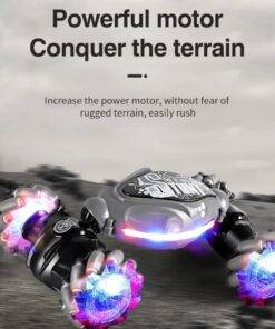 4WD Stunt Gesture RC Car With LED Light Toys for Kids