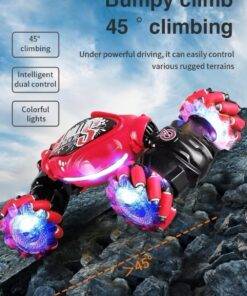 4WD Stunt Gesture RC Car With LED Light Toys for Kids