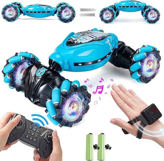4WD Stunt Gesture RC Car With LED Light Toys for Kids