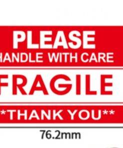 500PCS Fragile Stickers Handle With Care Warning Labels