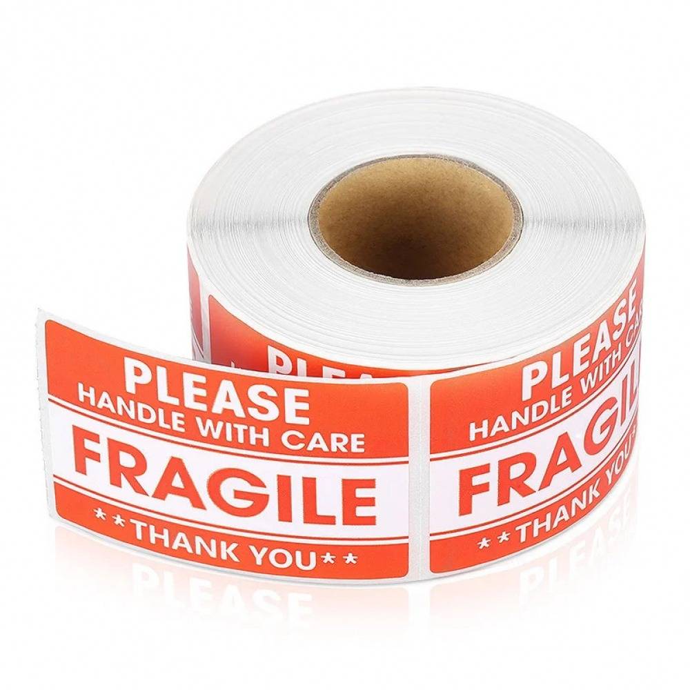 500PCS Fragile Stickers Handle With Care Warning Labels