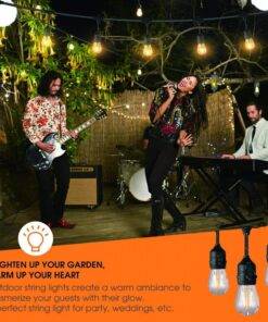 5M 10LED Bulbs Festoon String Lights