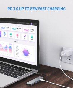 6 in 1 Type-C HDMI USB3.0 HUB Docking Station