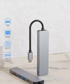 6 in 1 Type-C HDMI USB3.0 HUB Docking Station