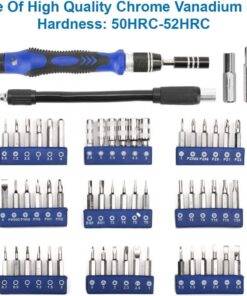 60 in 1 Professional Screwdriver Repair Tools Kit Set with 56 Flexible Shaft Extension