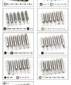 60 in 1 Professional Screwdriver Repair Tools Kit Set with 56 Flexible Shaft Extension