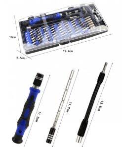 60 in 1 Professional Screwdriver Repair Tools Kit Set with 56 Flexible Shaft Extension