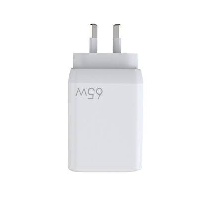 65W GaN Dual Type-C USB-C Wall Charger Adapter