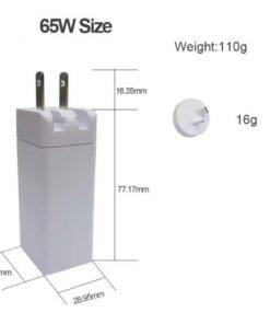 65W Type-C USB-C PD USB Fast Wall Charger