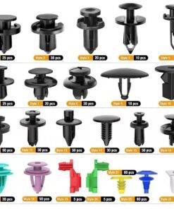 680Pcs Automotive Car Fastener Scrivet Rivet Clip Set Panel Push Plastic Clips
