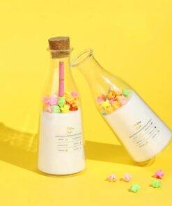 7 Colours Message Wishing Milk Drift Bottle LED Night Light Bedside Lamp