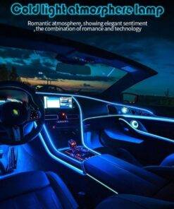7M Car Interior Music Flashing EL LED Atmosphere Neon Strip