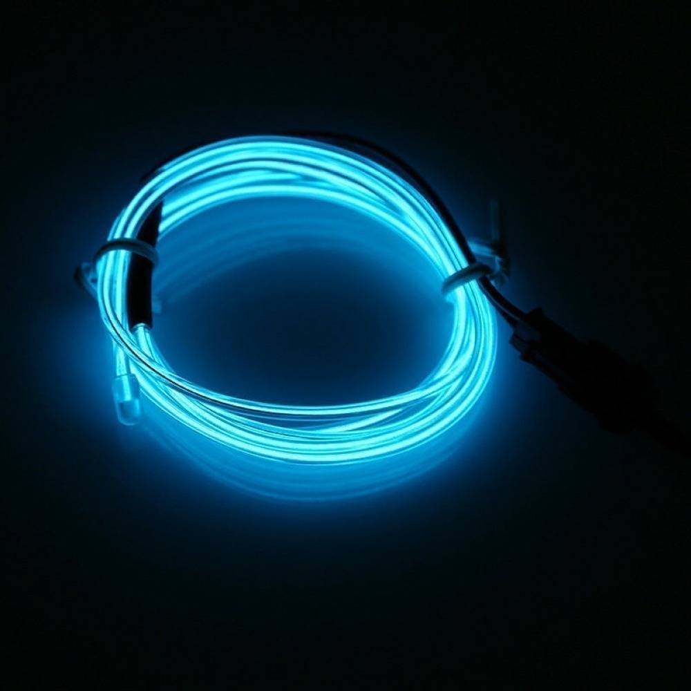 7M Car Interior Music Flashing EL LED Atmosphere Neon Strip