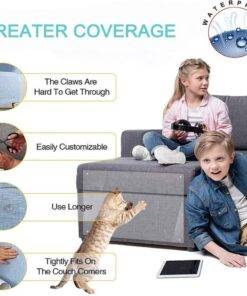 8PCs Cat Scratching Guard Sofa Couch Furniture Protection