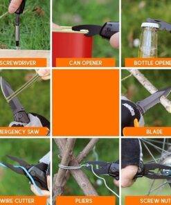 9 in 1 EDC Multitool Pliers Knife for Camping & Adventure