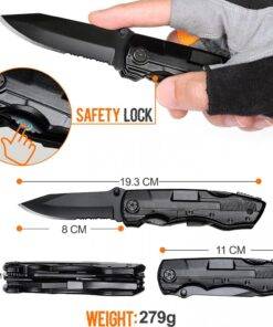 9 in 1 EDC Multitool Pliers Knife for Camping & Adventure