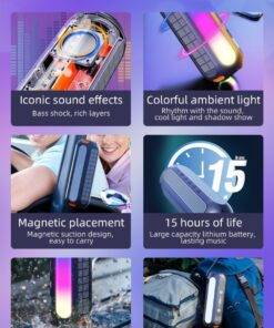 ABFOCE Outdoor Magnetic Bluetooth Speaker