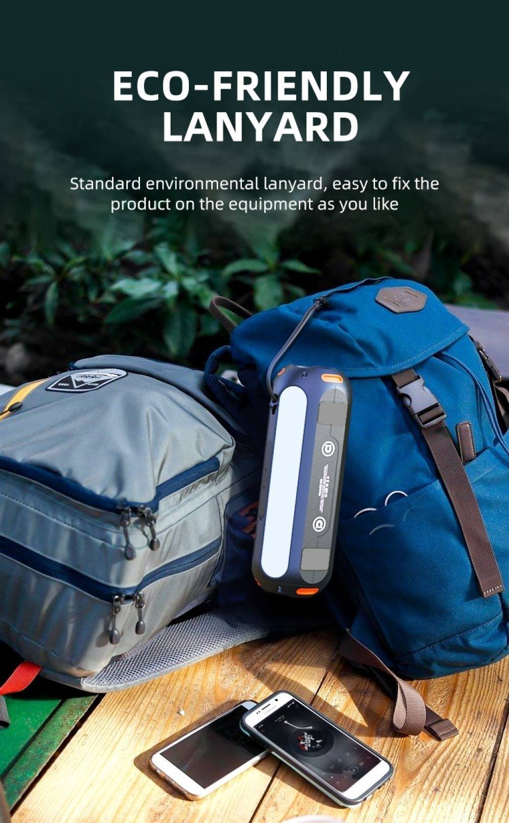 ABFOCE Outdoor Magnetic Bluetooth Speaker