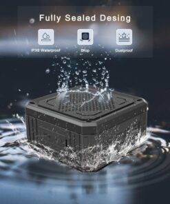 ABFOCE Outdoor Waterproof Mini Solar Bluetooth Speaker