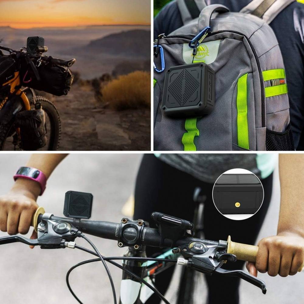 ABFOCE Outdoor Waterproof Mini Solar Bluetooth Speaker