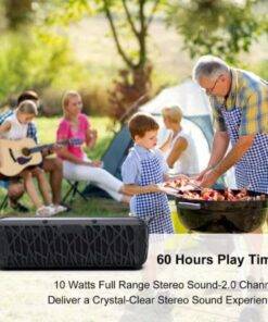 ABFOCE Outdoor Waterproof Solar Bluetooth Speaker