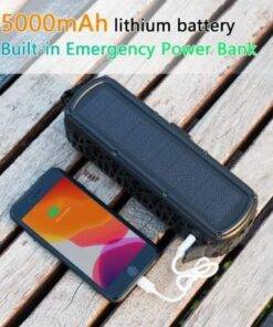 ABFOCE Outdoor Waterproof Solar Bluetooth Speaker