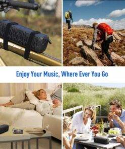 ABFOCE Outdoor Waterproof Solar Bluetooth Speaker