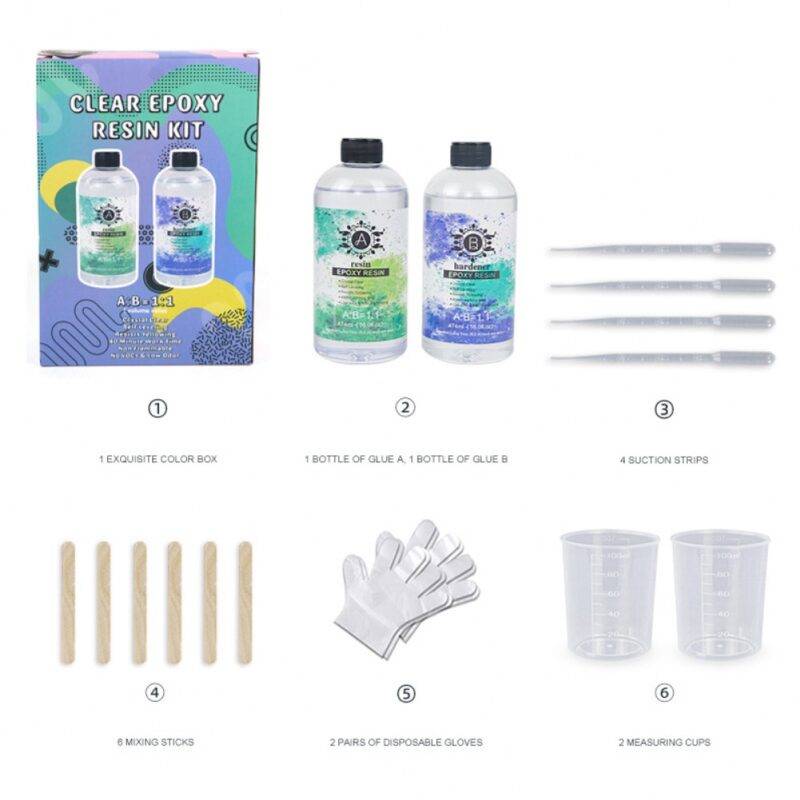 All in 1 Clear Epoxy Resin Set 948ml