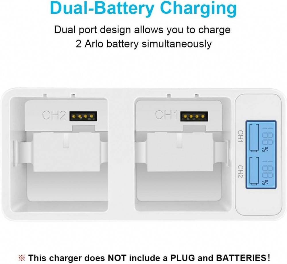 Arlo Battery Charger for Pro 3, Pro 4, Ultra & Ultra 2