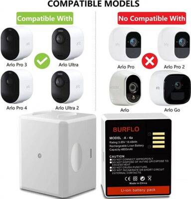 Arlo Pro 3 / Pro 4 Ultra / Ultra 2 Rechargeable Battery