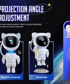 Astronaut Galaxy Projector Night Light Spaceman Lamp