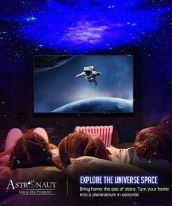 Astronaut Galaxy Projector Night Light Spaceman Lamp