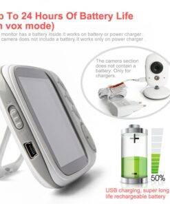 Baby Monitor 2.4G Wireless 3.2 inch screen