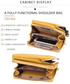 Baellerry Small Crossbody Phone Bag for Women